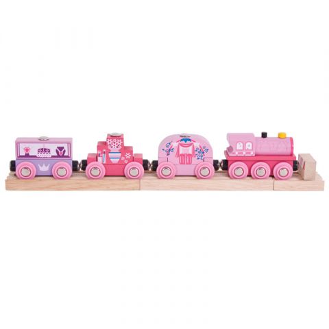 Bigjigs Rail Vlak pro princezny + 3 koleje poškozený obal - obrázek 1