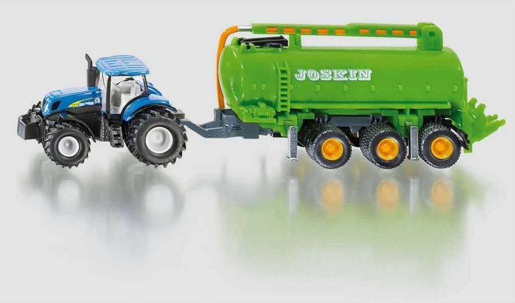 Siku SIKU Farmer - traktor New Holland T7070 s cisternou, 1:87 - obrázek 1