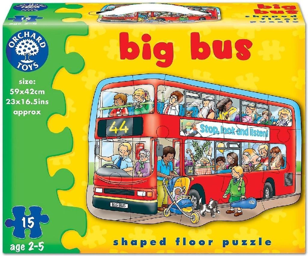 Orchard toys - Velké puzzle autobus 15 dílků - obrázek 1