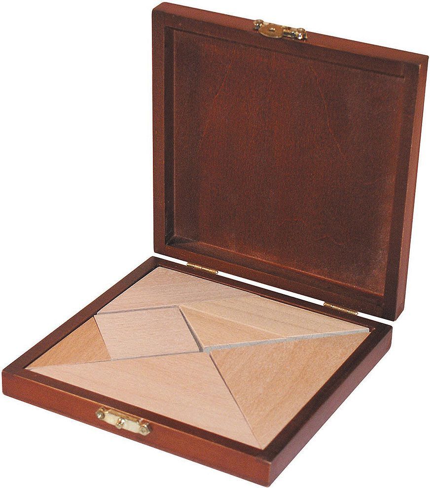 Jeujura Tangram 13 cm in boxu - obrázek 1