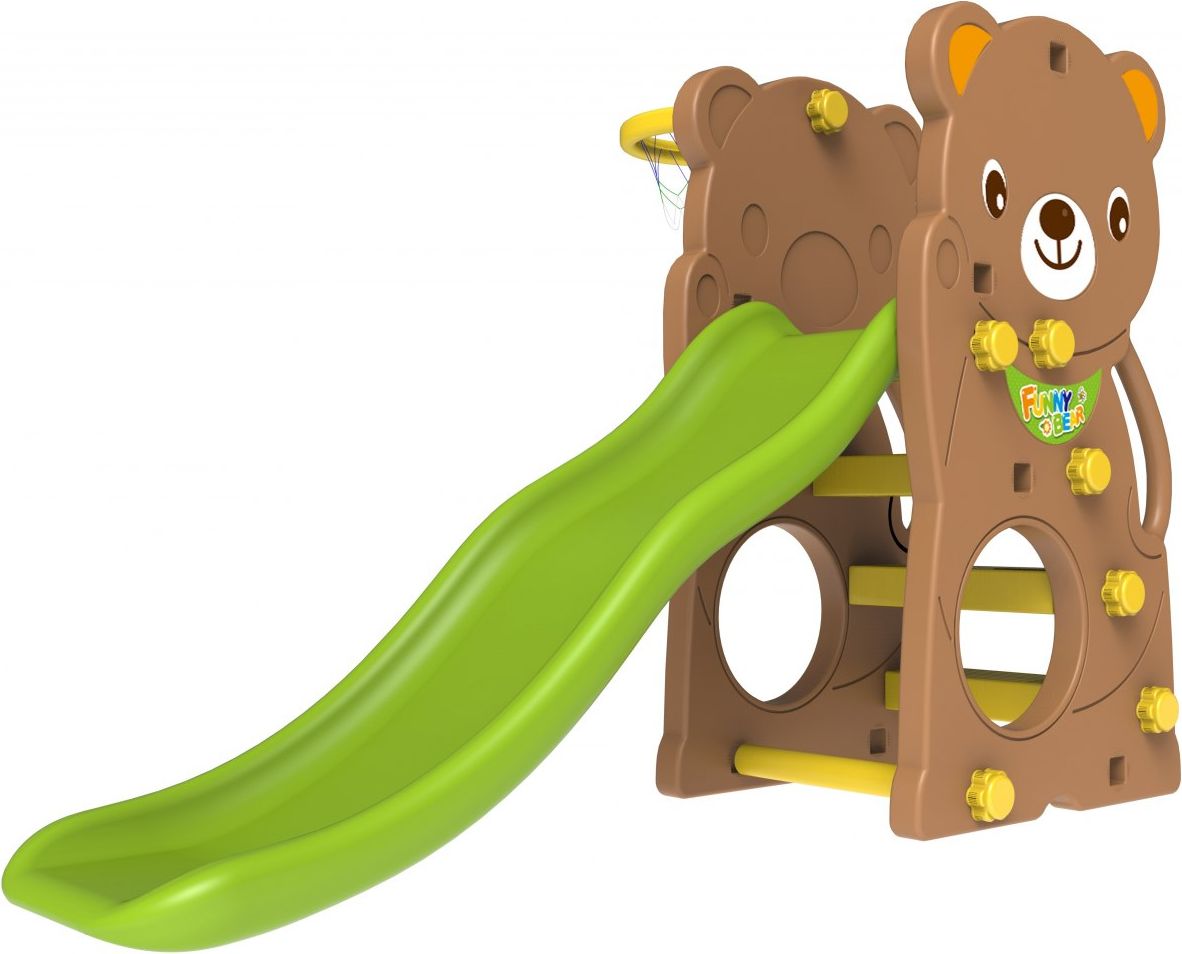Dětská skluzavka s houpačkou - dinosaurus - obrázek 5