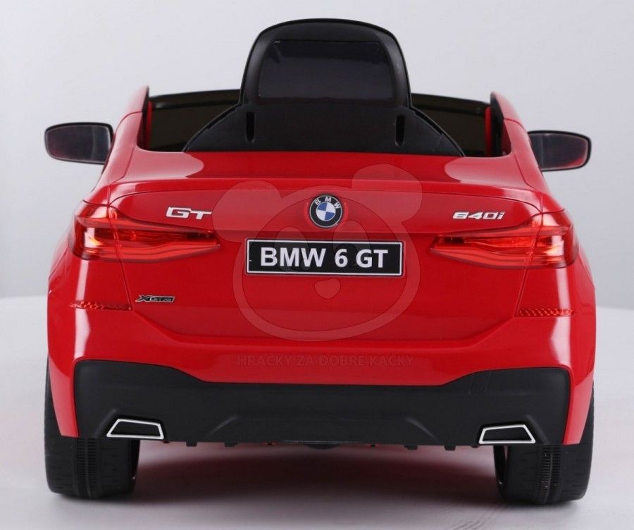 Elektrické autíčko BMW 6 GT - červené - obrázek 10