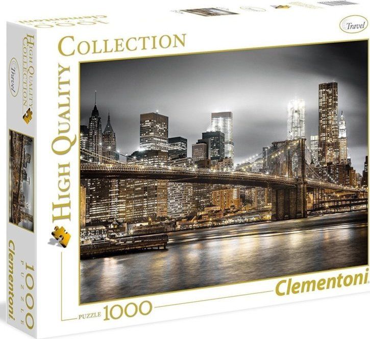 CLEMENTONI Puzzle Pohled na New York 1000 dílků - obrázek 2
