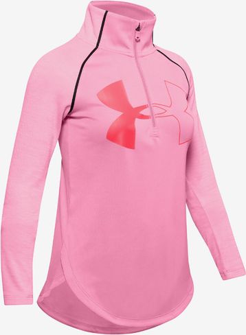 Tech™ Mikina dětská Under Armour | Růžová | Dívčí | S - obrázek 1