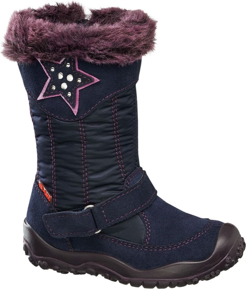 Deichmann - Elefanten Tmavě modré dívčí kozačky Elefanten s TEX membránou 26 modrá - obrázek 1
