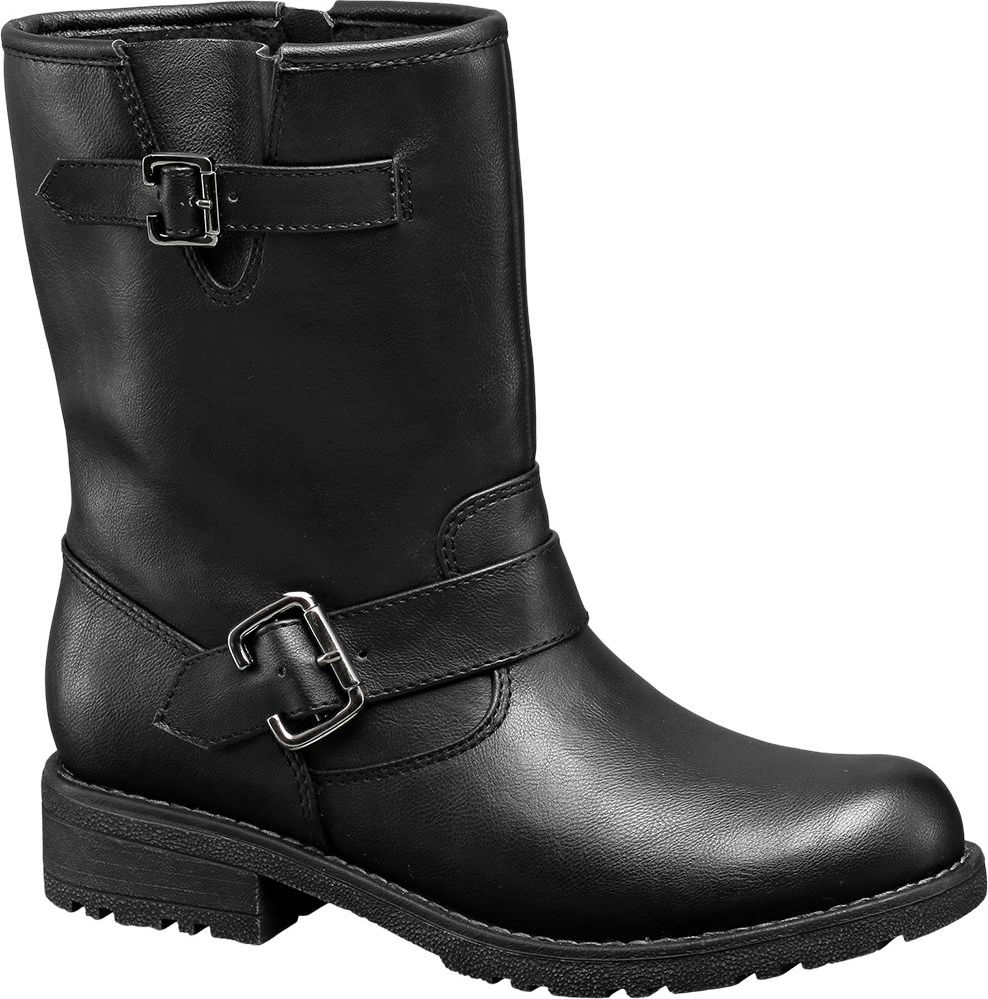Deichmann - Graceland Černé dívčí kozačky Graceland 40 černá - obrázek 1