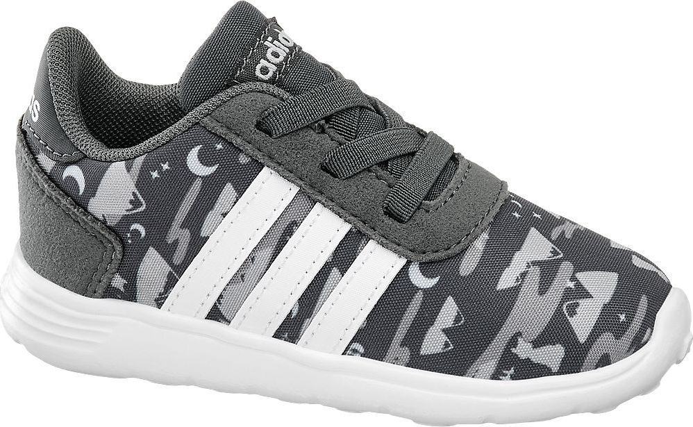Deichmann - adidas Šedé dětské slip-on tenisky Adidas Lite Racer Inf 26 šedá - obrázek 1