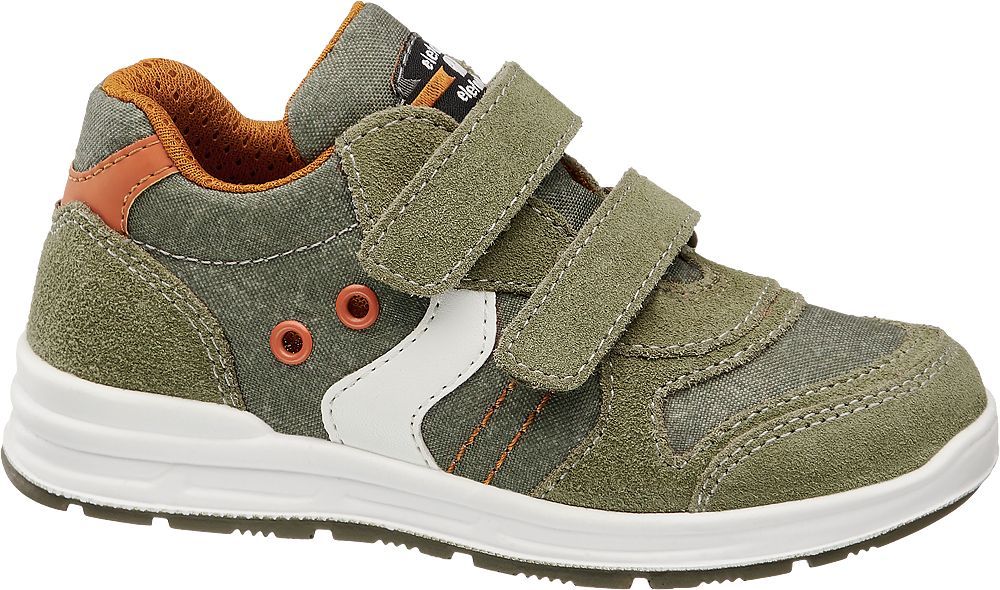 Deichmann - Elefanten Zelené kožené tenisky na suchý zip Elefanten 30 zelená - obrázek 1
