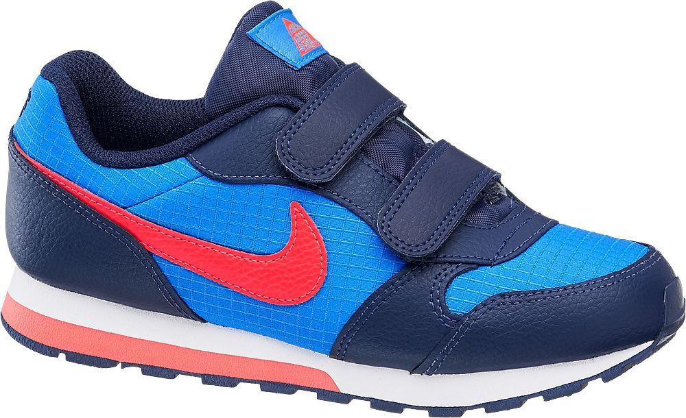 Deichmann - NIKE Modré dětské tenisky na suchý zip Nike Md Runner 2 23.5 modrá - obrázek 1