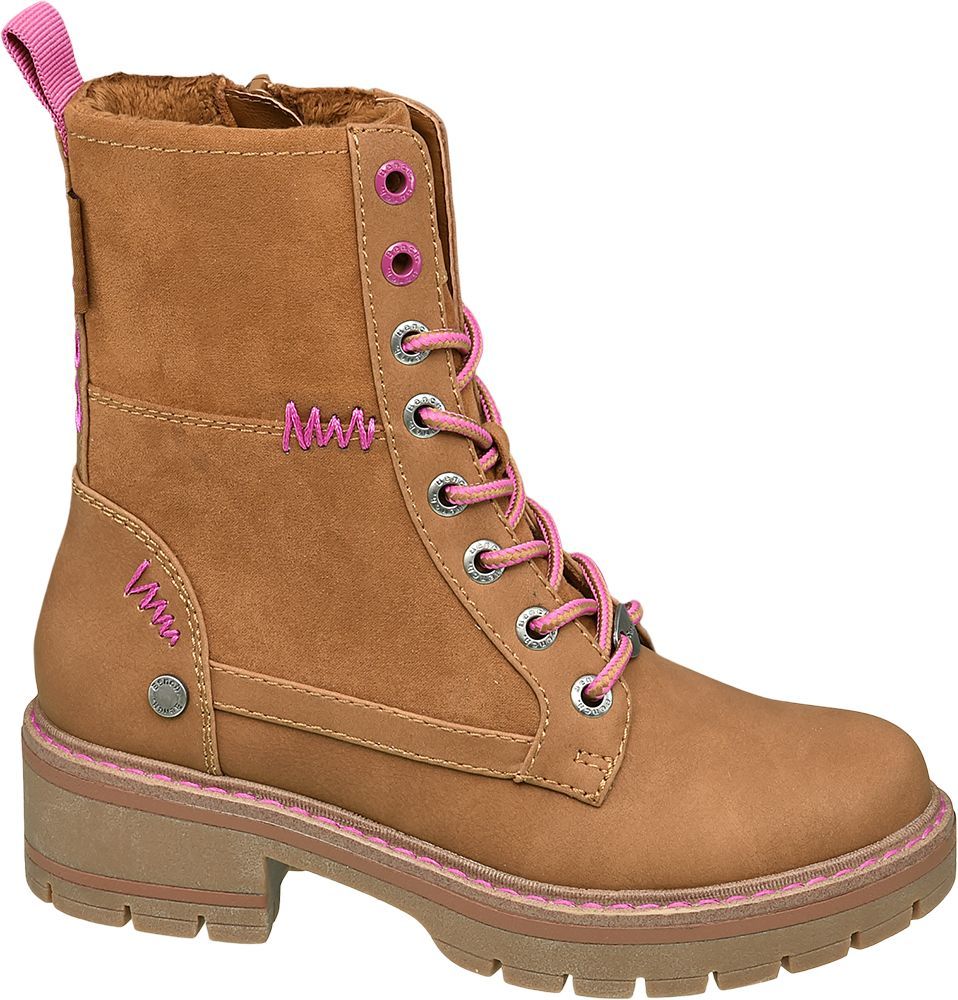Deichmann - Bench Hnědá kotníková obuv Bench se zipem s TEX membránou 32 hnědá - obrázek 1