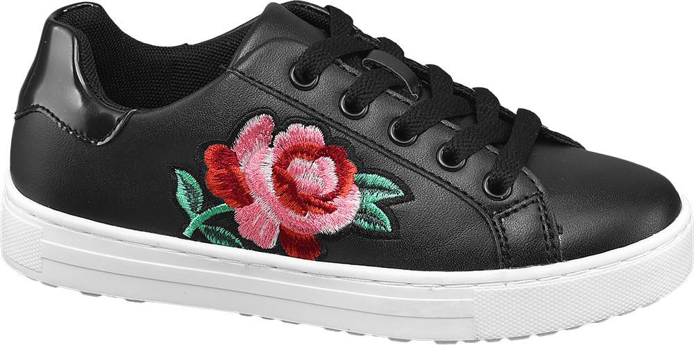 Deichmann - Graceland Černé tenisky Graceland s výšivkou 33 černá - obrázek 1
