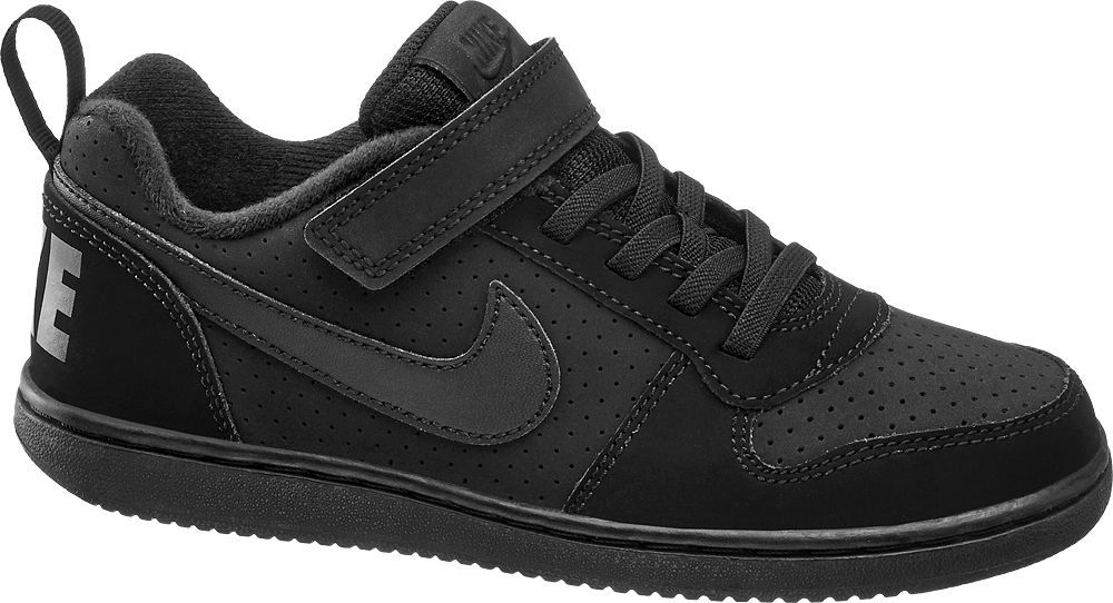 Deichmann - NIKE Černé tenisky na suchý zip Nike Court Borough 30 černá - obrázek 1