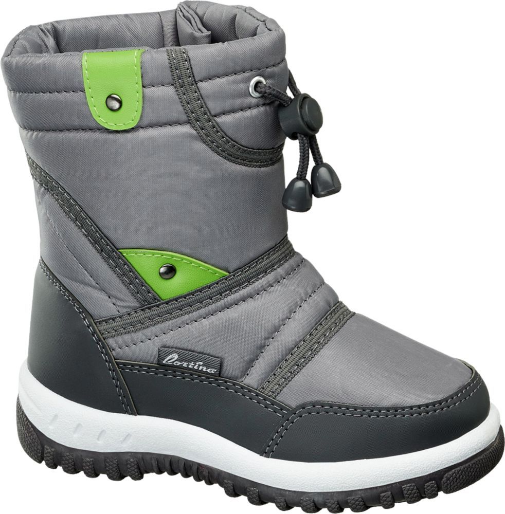 Deichmann - Cortina Šedé chlapecké sněhule Cortina se zipem 27 šedá - obrázek 1