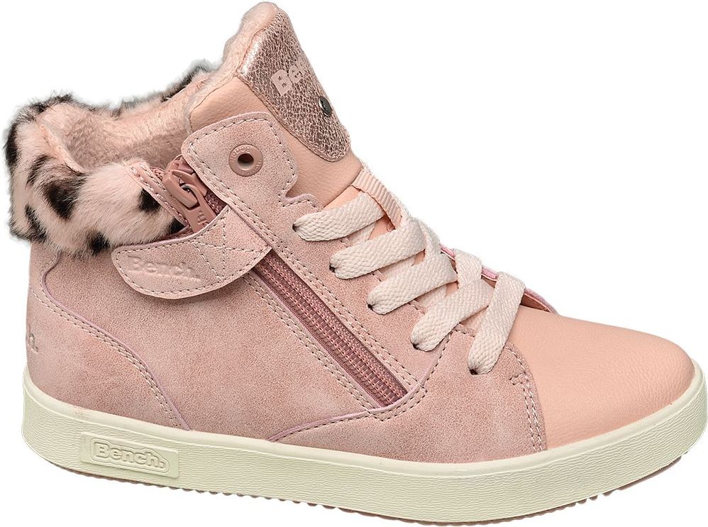 Deichmann - Bench Růžové kotníkové tenisky Bench se zipem 36 růžová - obrázek 1