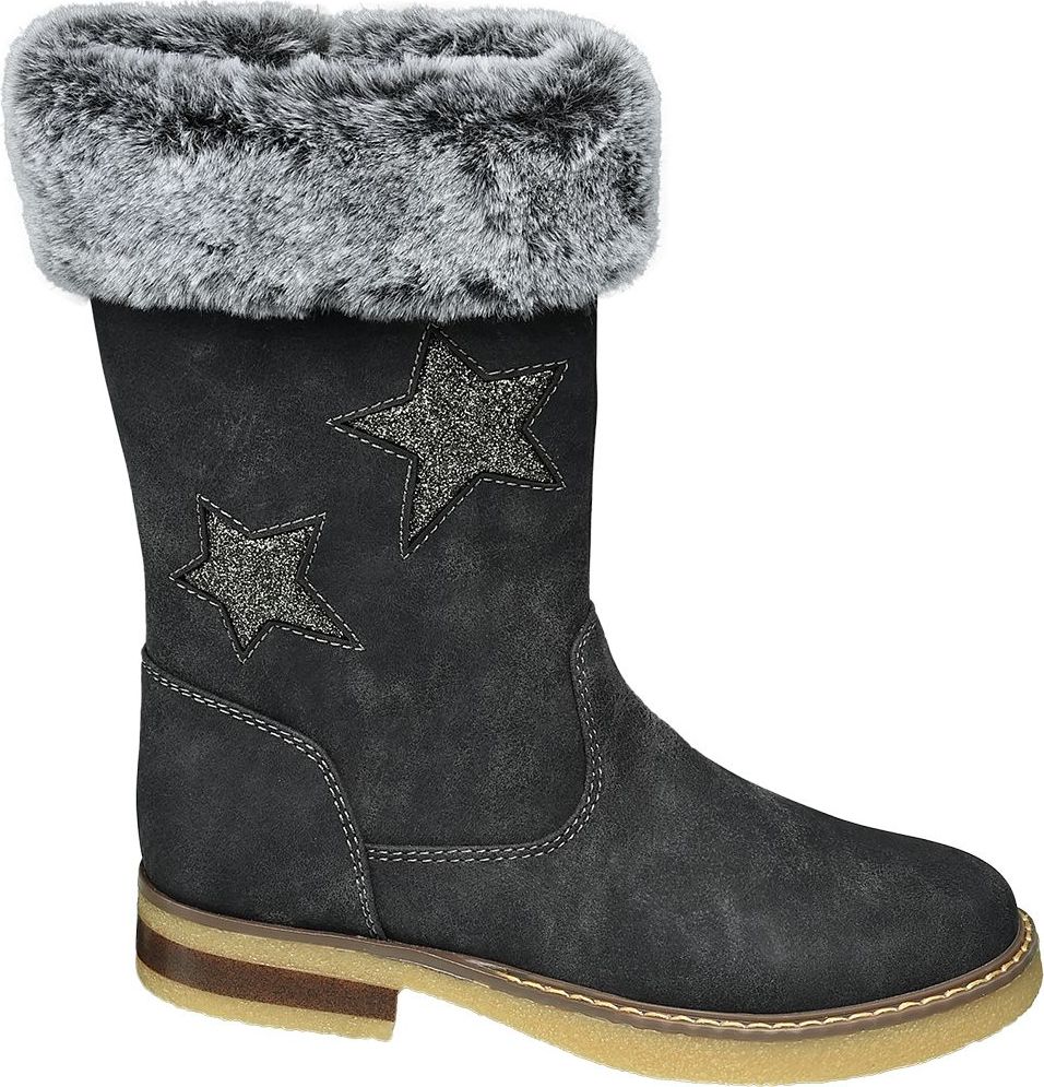 Deichmann - Graceland Černé dívčí kozačky Graceland 34 černá - obrázek 1