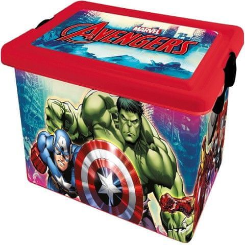 Stor Plastový box 13 L AVENGERS - obrázek 1
