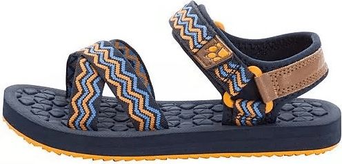 Jack Wolfskin dětské sandály Zulu K 40 modrá/oranžová - obrázek 1