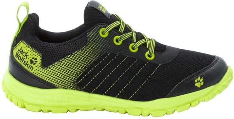 Jack Wolfskin dětské tenisky Cascade Low K 39 černá - obrázek 1