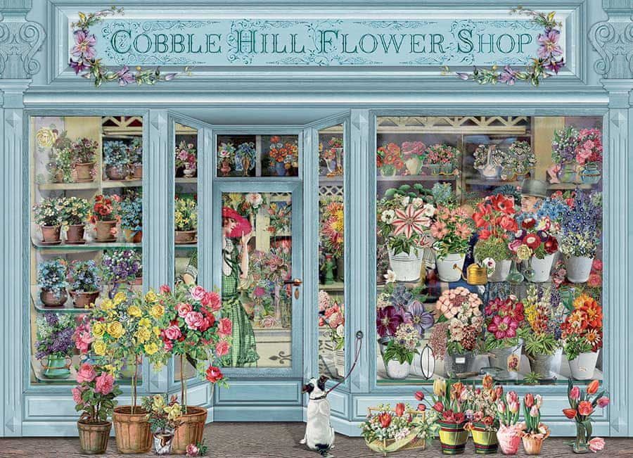 Cobble Hill Puzzle 1000 dílků Parisian Flowers - obrázek 1