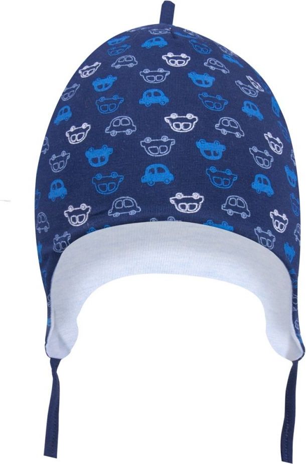 Čepička se šňůrkami Yo Cars Blue - obrázek 1