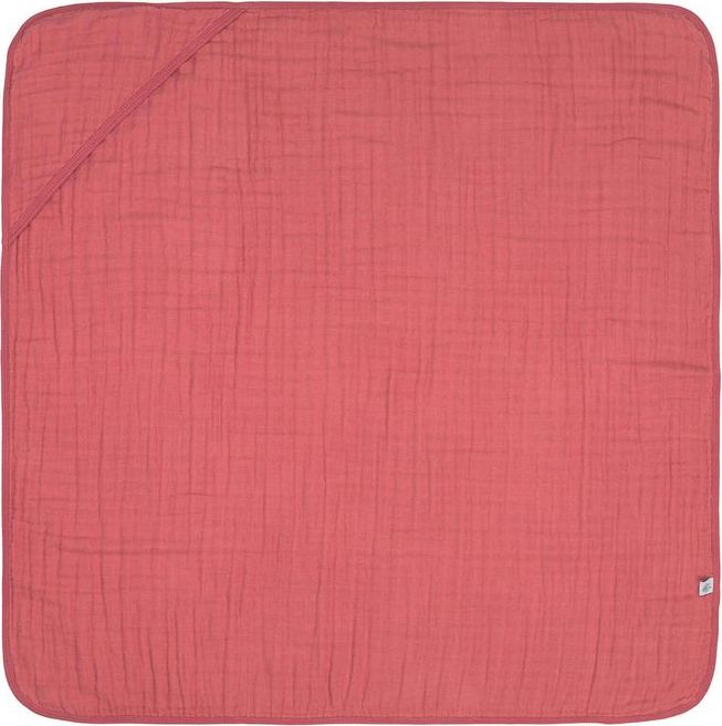 Lässig 4babies Ručník s kapucí Lässig Muslin Hooded Towel Rosewood 2020 - obrázek 1