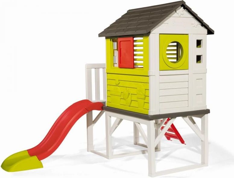 Smoby Domeček na pilířích se skluzavkou - obrázek 2