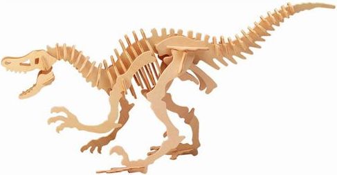 Woodcraft construction kit Woodcraft Dřevěné 3D puzzle velký Velociraptor - obrázek 2