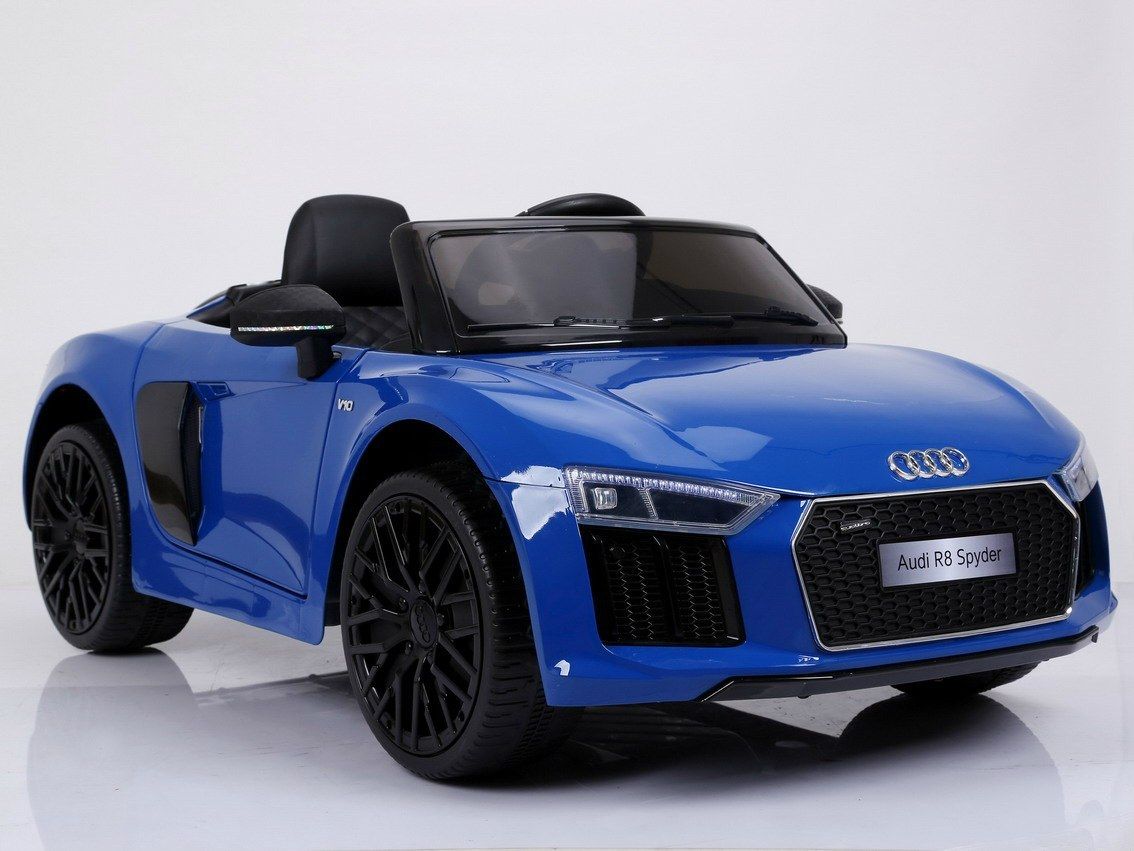 Dětské elektrické autíčko Audi R8 Spyder 2,4Ghz Lak - modré - obrázek 1