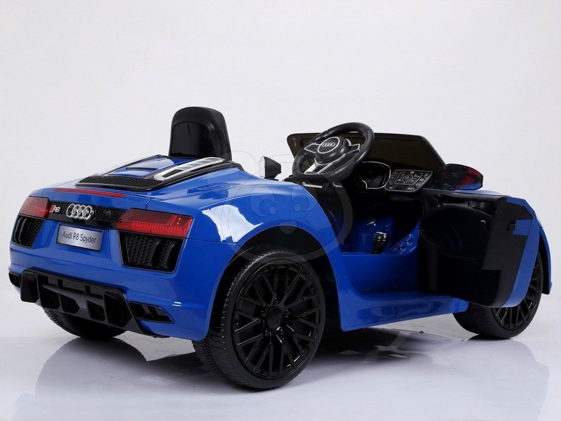 Dětské elektrické autíčko Audi R8 Spyder 2,4Ghz Lak - modré - obrázek 9