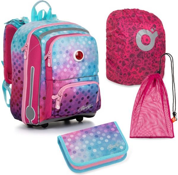 Školní aktovka 4 dílný set BEBE 20001 G Large Topgal - obrázek 1