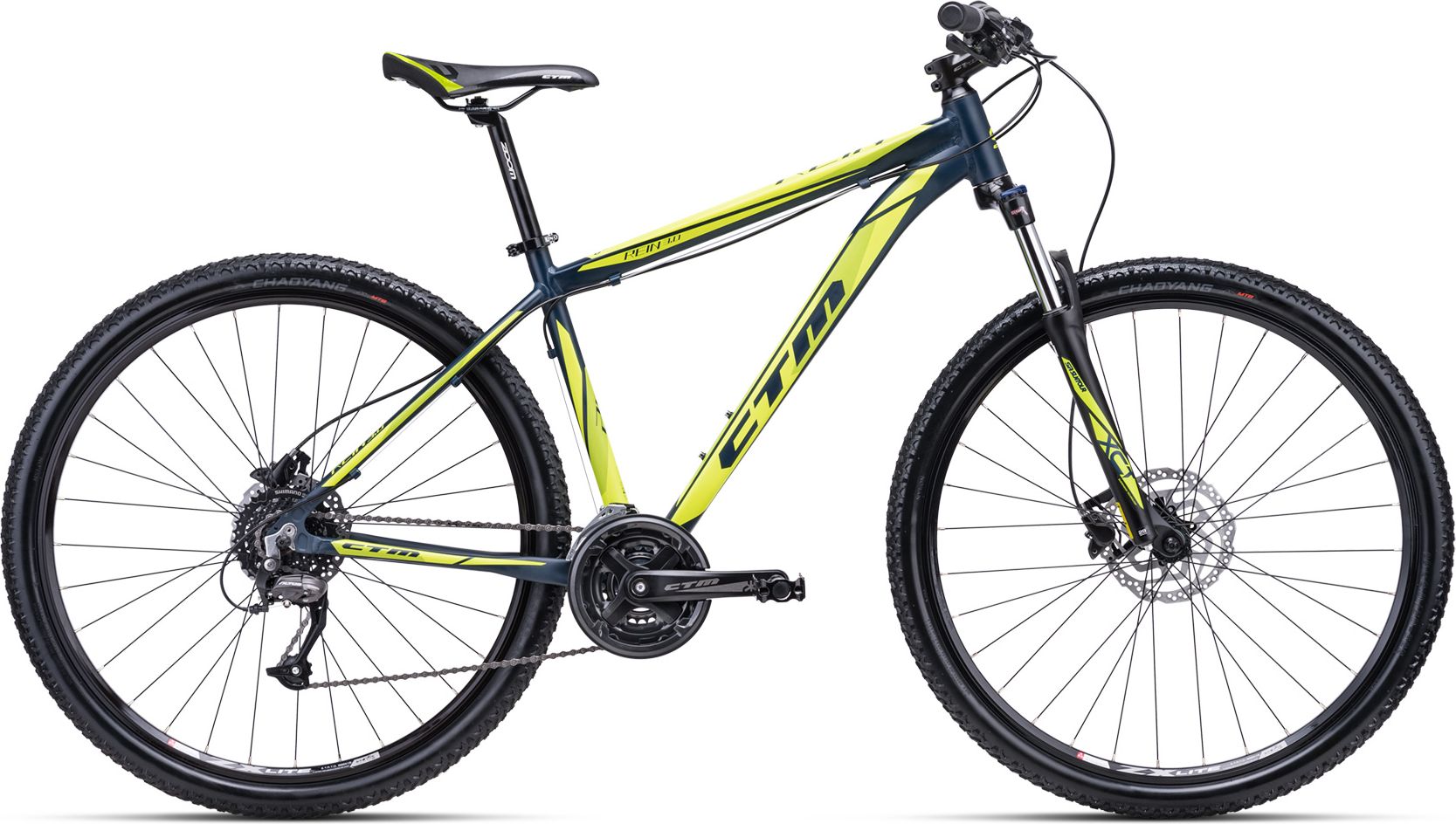 Ctm Rein 3.0 29" matná petrolejová / žlutá L 20" - obrázek 1