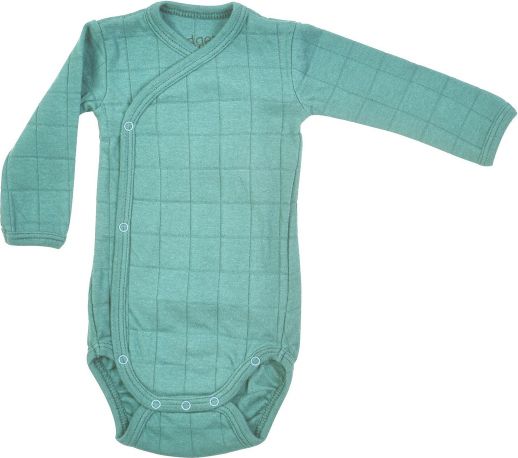 Lodger Romper Solid Long Sleeves Dusty Turquoise vel. 80 - obrázek 1