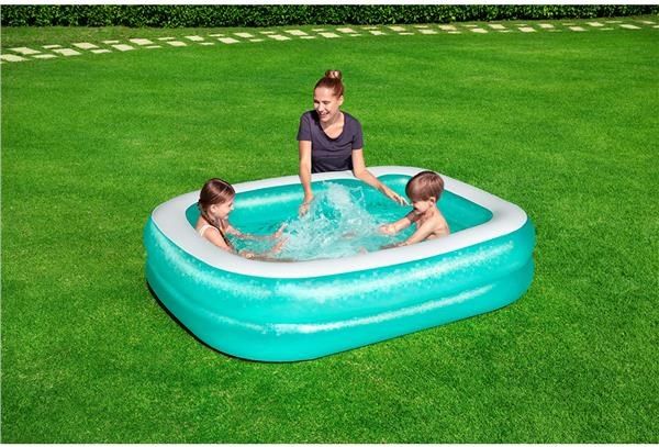 BESTWAY | Bestway | Dětský nafukovací bazén Bestway 201x150x51 cm zelený | Zelená | - obrázek 2