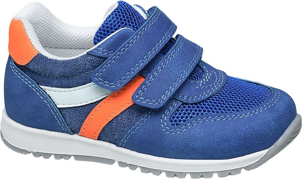 Deichmann - Bobbi-Shoes Modré dětské tenisky na suchý zip Bobbi-Shoes 21 modrá - obrázek 1
