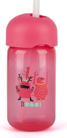 Suavinex Lahvička Booo s brčkem 270ml zelená - obrázek 1
