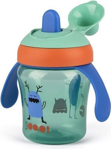Suavinex HRNÍČEK NA UČENÍ BOOO ZELENÁ 200 ml - obrázek 2
