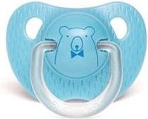 SUAVINEX Evolution dudlík anatomický, silikon, 0-6m, modrá méďa - obrázek 1