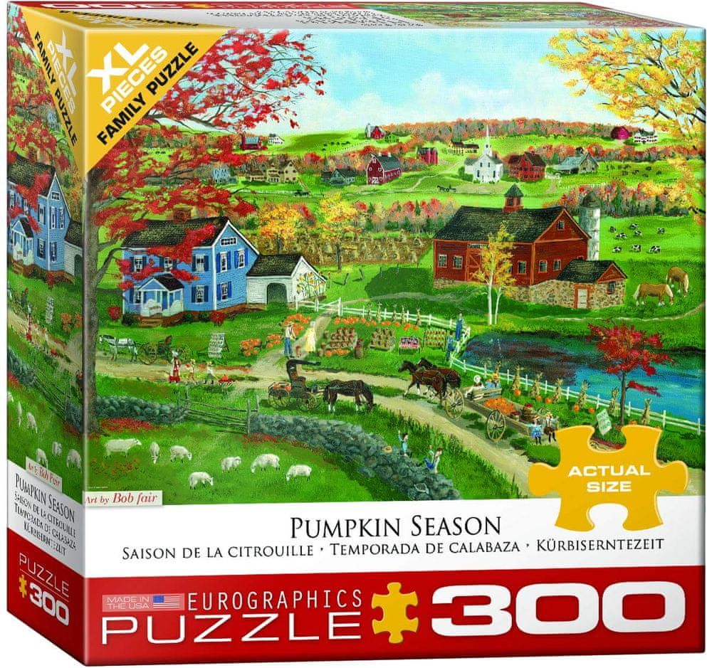 EuroGraphics Puzzle 300 dílků XXL dílků - Pumpkin Season - obrázek 1