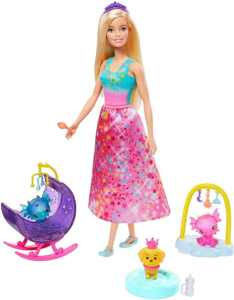 Mattel Barbie Pohádkový herní set s panenkou Princezna s dlouhou sukní - obrázek 1