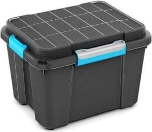 Kis Úložný box 39 x 34 x 49,5 cm KIS Scuba box M, černý - obrázek 1