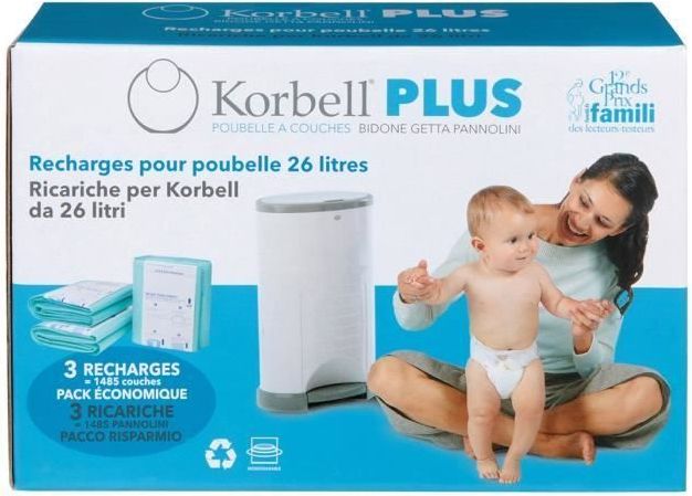 Korbell Sada 3 náhradních náplní Plus - obrázek 1