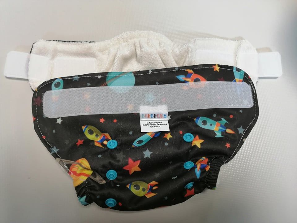 Breberky SLEVA AI2 MINI - Vesmírné putování SZ (bambusové froté) - obrázek 2
