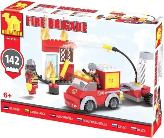 Dromader Stavebnice hasiči 22cm - obrázek 1