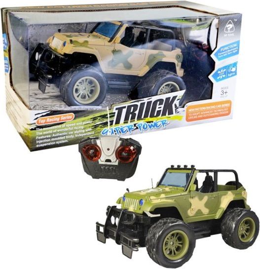 CreativeToys Vojenský RC Jeep na dálkové ovládání 25cm - obrázek 1