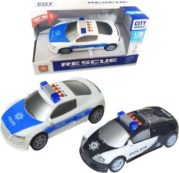 CreativeToys Auto Polície Zvuk 22cm - obrázek 1