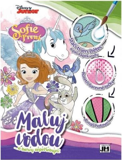 CreativeToys Omalovánka A4 Maluj vodou Sofie A4+cm - obrázek 1