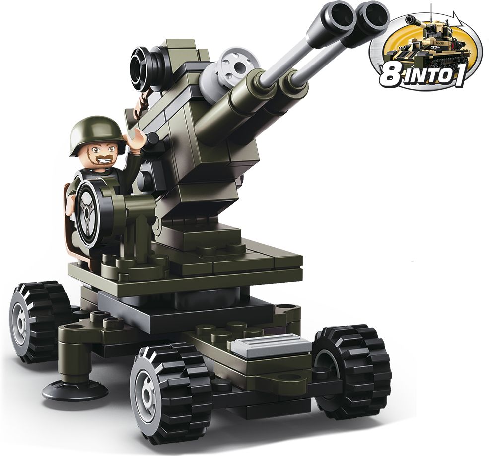 Sluban Army 8into1 M38-B0587E Dělostřelec - obrázek 1