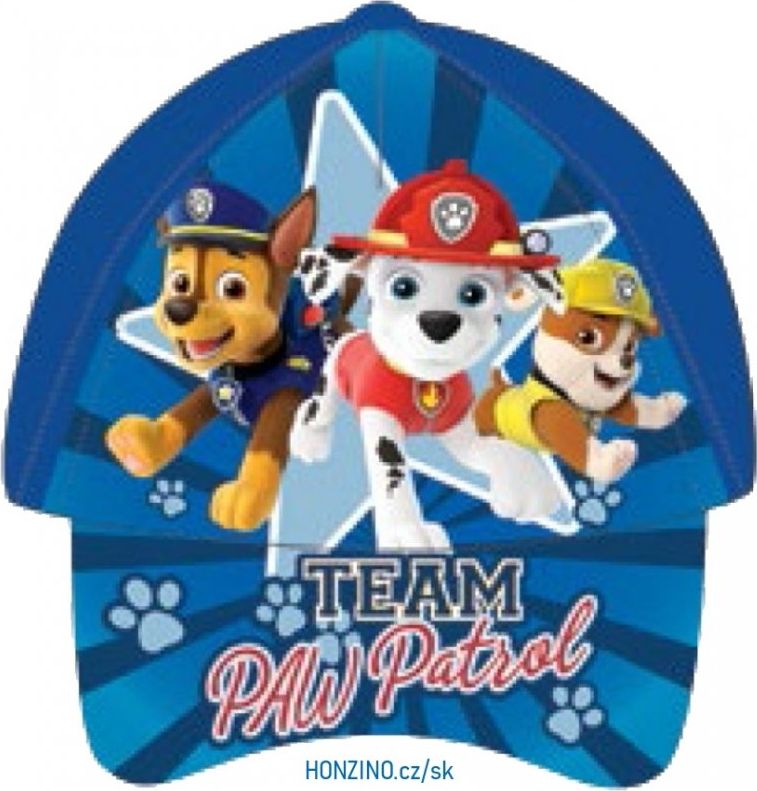 Setino · Dětská / chlapecká kšiltovka Tlapková patrola - motiv Team Paw Patrol - velikost 54 - Tm. modrá - obrázek 1