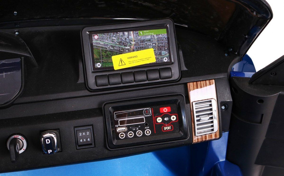 Beneo Elektrické autíčko Range Rover, Dvoumístné - LAK modré - obrázek 21
