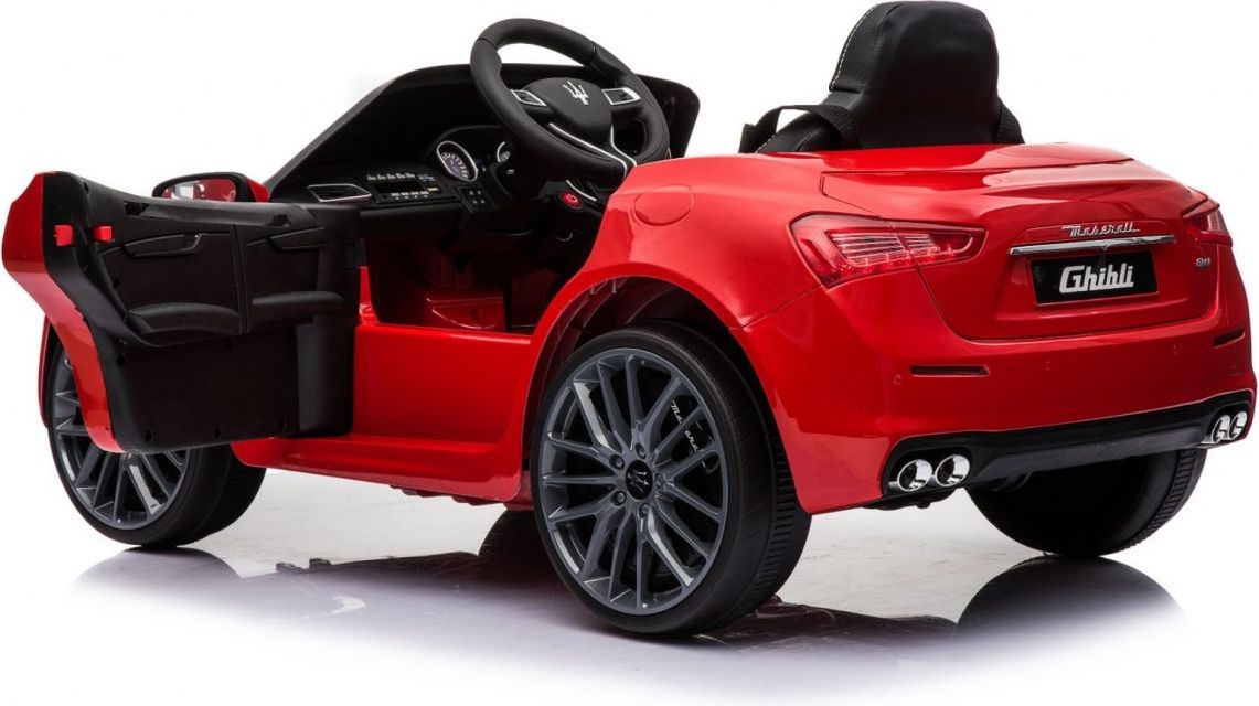 Elektrické autíčko Maserati Ghibli - červené - obrázek 4